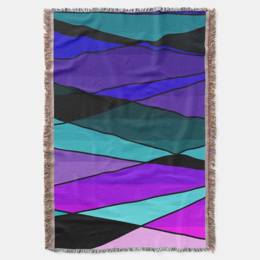 Couverture formes géométriques modernes Abstraites triangles (devant Vertical)