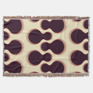 Couverture Formes globulaires épineuses, teintes marron motif