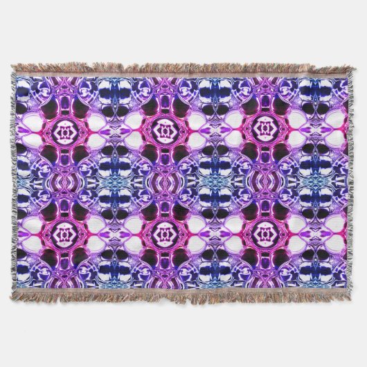 Couverture Formes si le mélange du bleu clair au rose. (Devant)