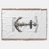 Couverture Fort Myers Florida Vacation Ancre nautique (Devant)