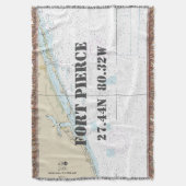 Couverture Fort Pierce Hometown Latitude Longitude Nautique (devant Vertical)