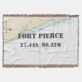 Couverture Fort Pierce Hometown Latitude Longitude Nautique (Devant)