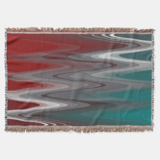 Couverture Foule gris sur la turquoise bordeaux (Devant)