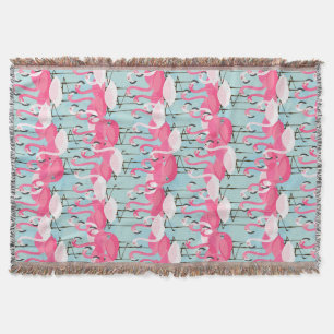 Couverture Foule rose et blanche des Flamants roses