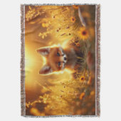 Couverture Fox in the flowers at sunrise (devant Vertical)