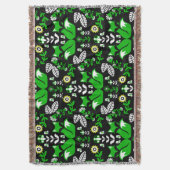 Couverture Fox Nordic Scandinavian Folk Art nappe (devant Vertical)