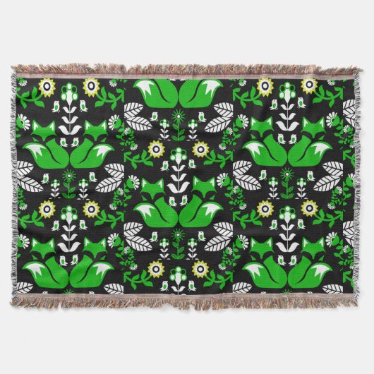 Couverture Fox Nordic Scandinavian Folk Art nappe (Devant)
