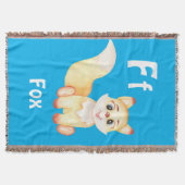 Couverture Fox personnaliser ABC : Lettre F - Ajouter votre n (Devant)