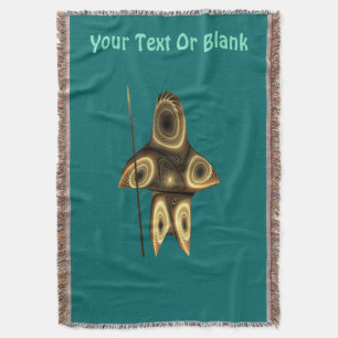 Couverture Fractal Inuit Hunter