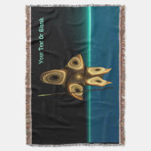 Couverture Fractal Inuit Hunter (devant Vertical)