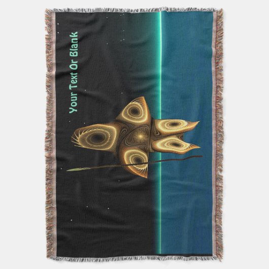 Couverture Fractal Inuit Hunter (devant Vertical)