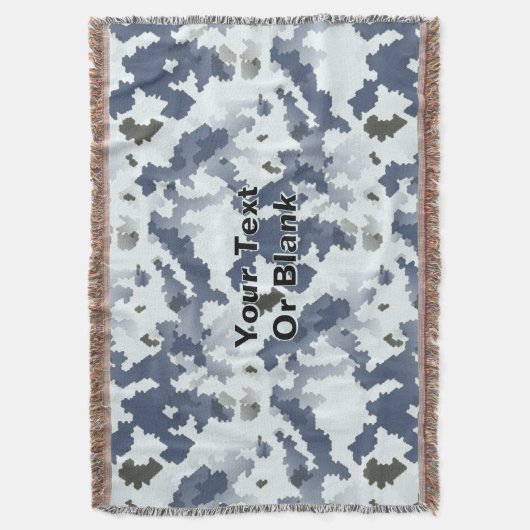 Couverture Fractal Winter Camouflage (devant Vertical)
