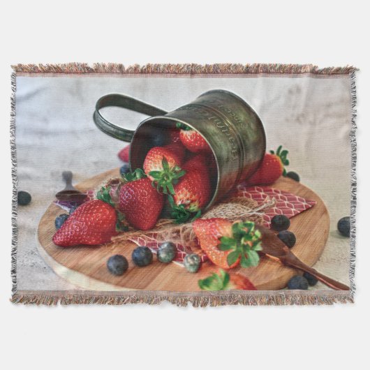 Couverture Fraises Blueberries Fruits et sucreries (Devant)