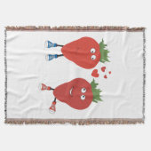 Couverture Fraises Mignonnes En Amour (Devant)