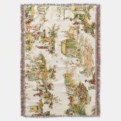 Couverture Français Creme Toile Chinoiserie Style Rustique (devant Vertical)