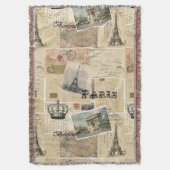 Couverture française de jet de collage de carte (devant Vertical)