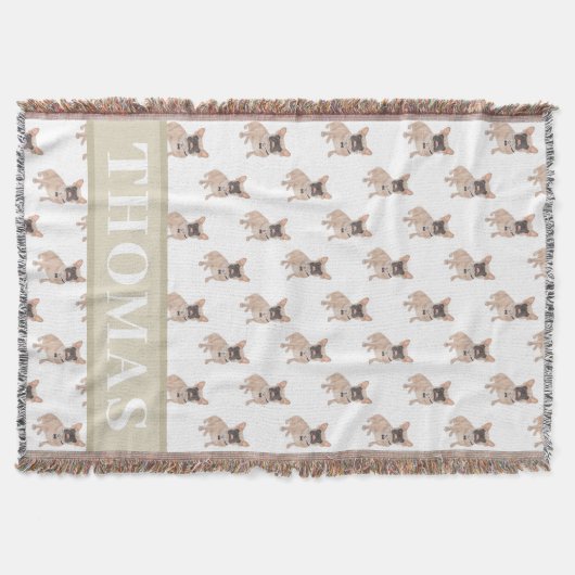 Couverture Frenchie Personnalisé (Masqué)  (Devant)