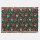 Couverture Frida Kahlo | motif rouge et de rose d'or (Devant)