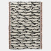 Couverture Friendly Ghosts on Cream and Pink - Halloween Patt (devant Vertical)