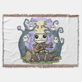 Couverture Frog Skeleton Playing Ukulele with Ghosts (Devant)