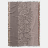 Couverture Frontière et arrière - plan de motif de feuille (devant Vertical)