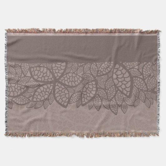 Couverture Frontière et arrière - plan de motif de feuille (Devant)