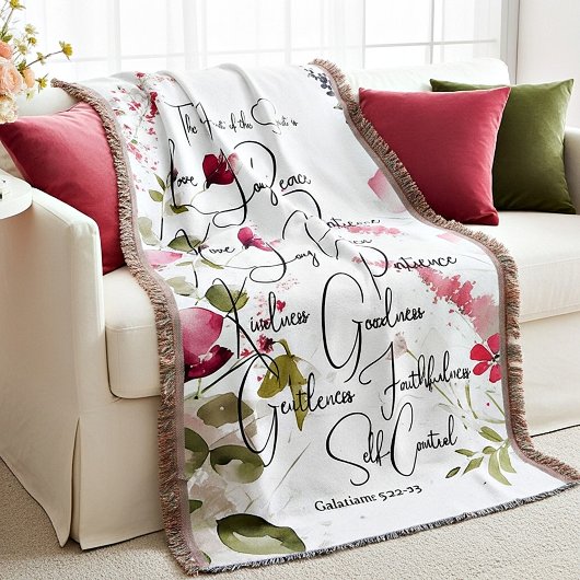 Couverture Fruit de l'Esprit floral rose