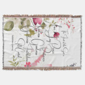 Couverture Fruit de l'Esprit rose floral (Devant)