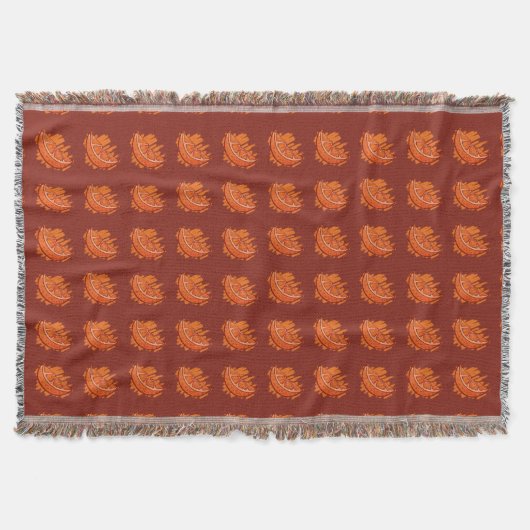 Couverture Fruit Motif Sang Orange Cadeaux (Devant)
