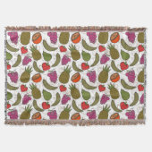 Couverture Fruit motif transparent | motif de surface de frui (Devant)