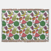 Couverture Fruit motif transparent | motif de surface de frui (Devant)