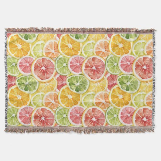 Couverture Fruits Citriques Lime Citron Orange Pamplemousse (Devant)