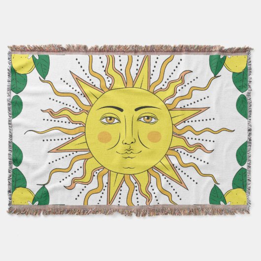 Couverture Fruits de citron tropicaux, Face Soleil. (Devant)