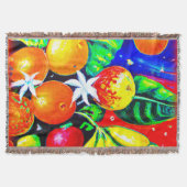 Couverture Fruits Étonnants Ciel Étoffant. Commandez dès main (Devant)