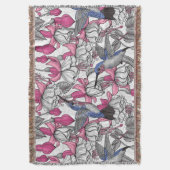 Couverture Fuchsia et colibris blancs (devant Vertical)