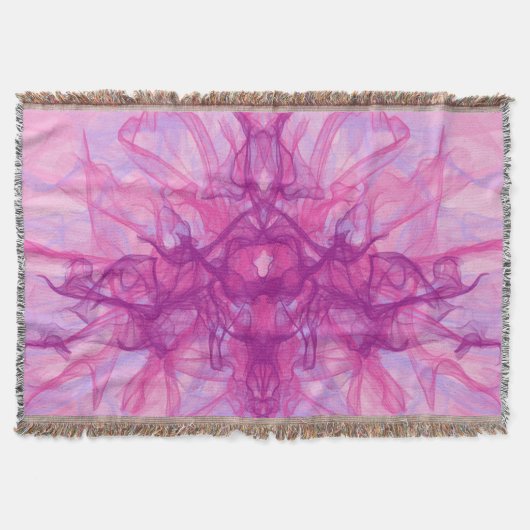 Couverture FUMÉE ROSE - Art fractal moderne et abstrait - (Devant)