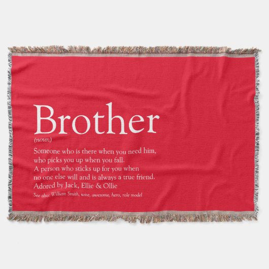 Couverture Fun Cool Brother Définition Modern Red (Devant)
