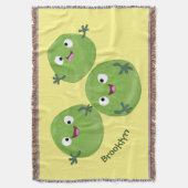 Couverture Funny Brussels sprouts légumes caricature (devant Vertical)