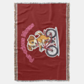 Couverture **Funny Cycling Dog – Cute Dog Riding a Bicycle Il (devant Vertical)