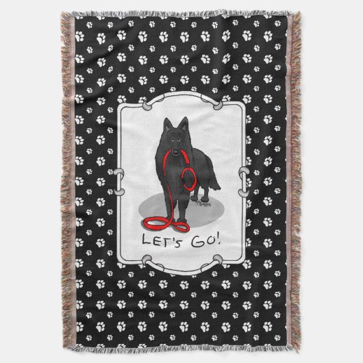 Couverture Funny Let's Go! Walk Belgian Sheepdog (black 1) (devant Vertical)
