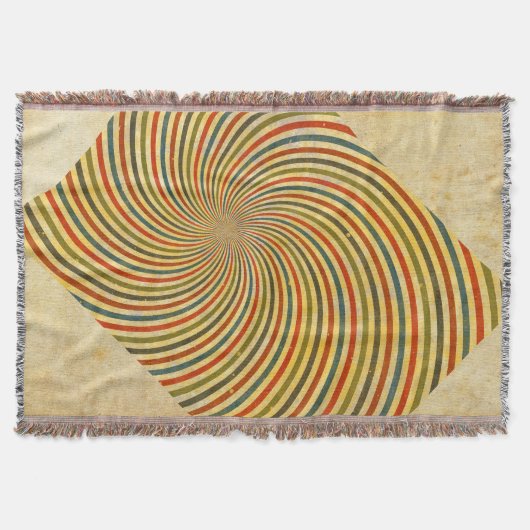 Couverture Funny Retro Grunge Swirl + votre idée (Devant)