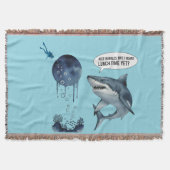 Couverture Funny shark diver lunch time :nice bubbles bro (Devant)