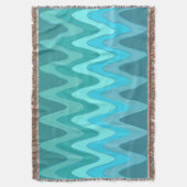 Couverture Funny Sinus Waves Ocean blue + votre idée (devant Vertical)