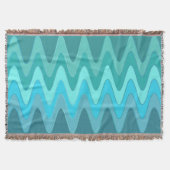 Couverture Funny Sinus Waves Ocean blue + votre idée (Devant)