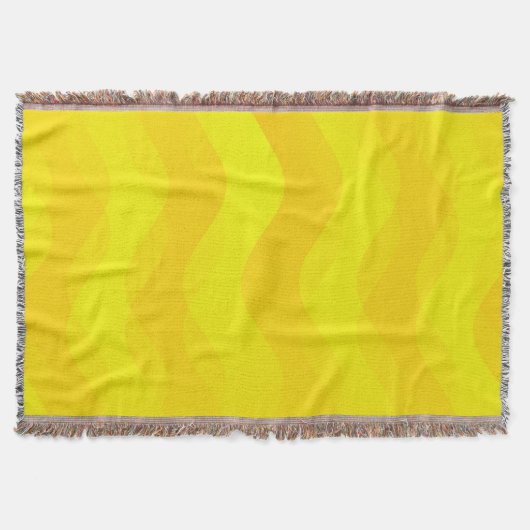 Couverture Funny Waves jaune + votre idée (Devant)