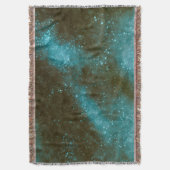 Couverture Galaxie verte scintillante abstraite (devant Vertical)