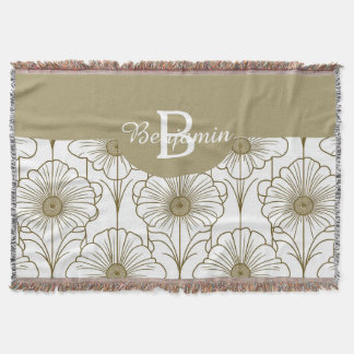 Couverture Gamme d'or - Modèle Floral - Jeu