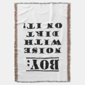 Couverture Garçon - Bruit avec la jupe dessus (devant Vertical)