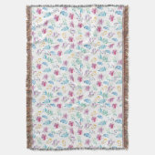 Couverture Garden Whispers Throw Blanket (devant Vertical)