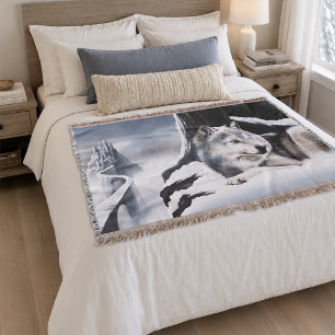 Couverture Gardien Loup d'Hiver Château de Glace Gelée Fantas